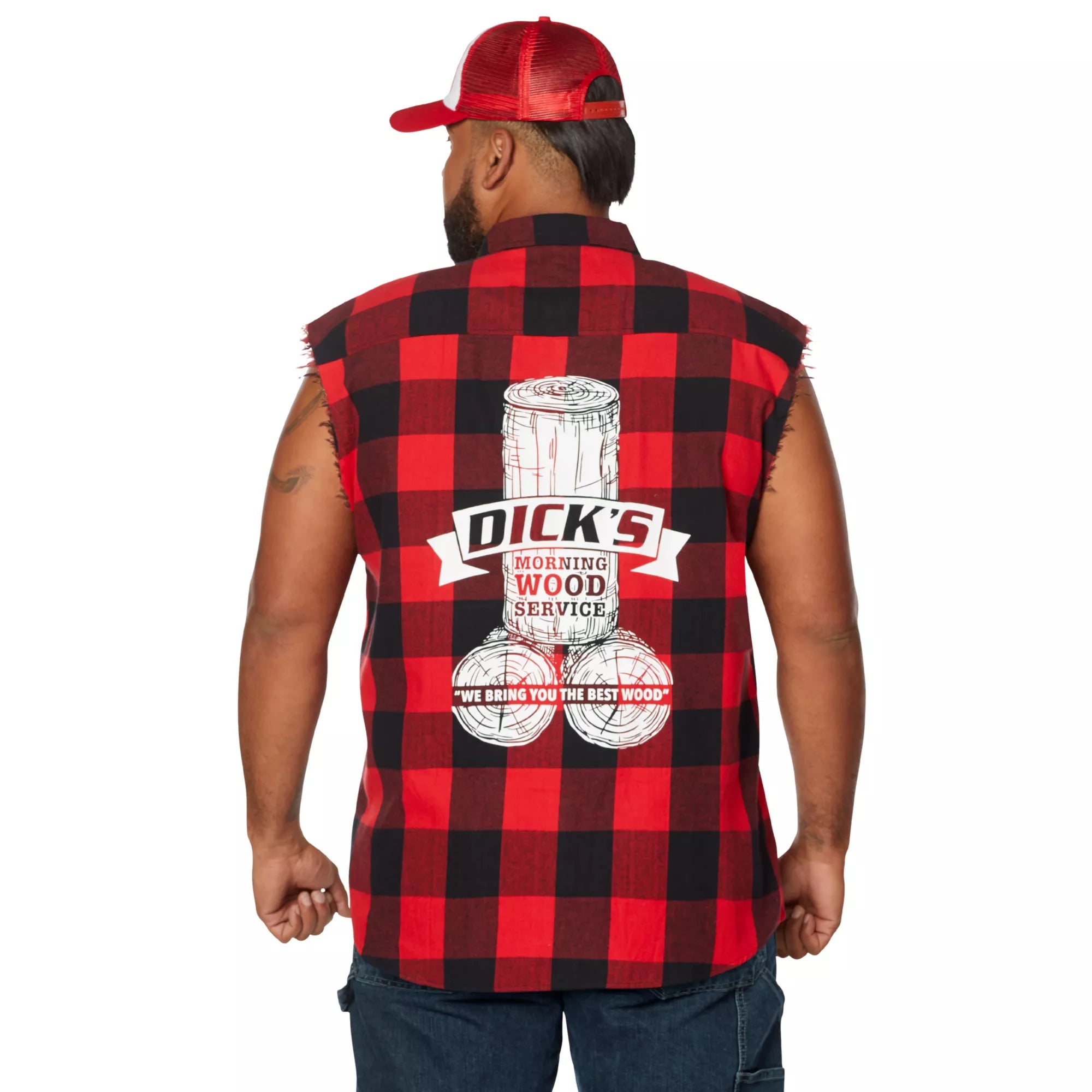 Adult Dick's Morning Wood Service Plus Size Vest