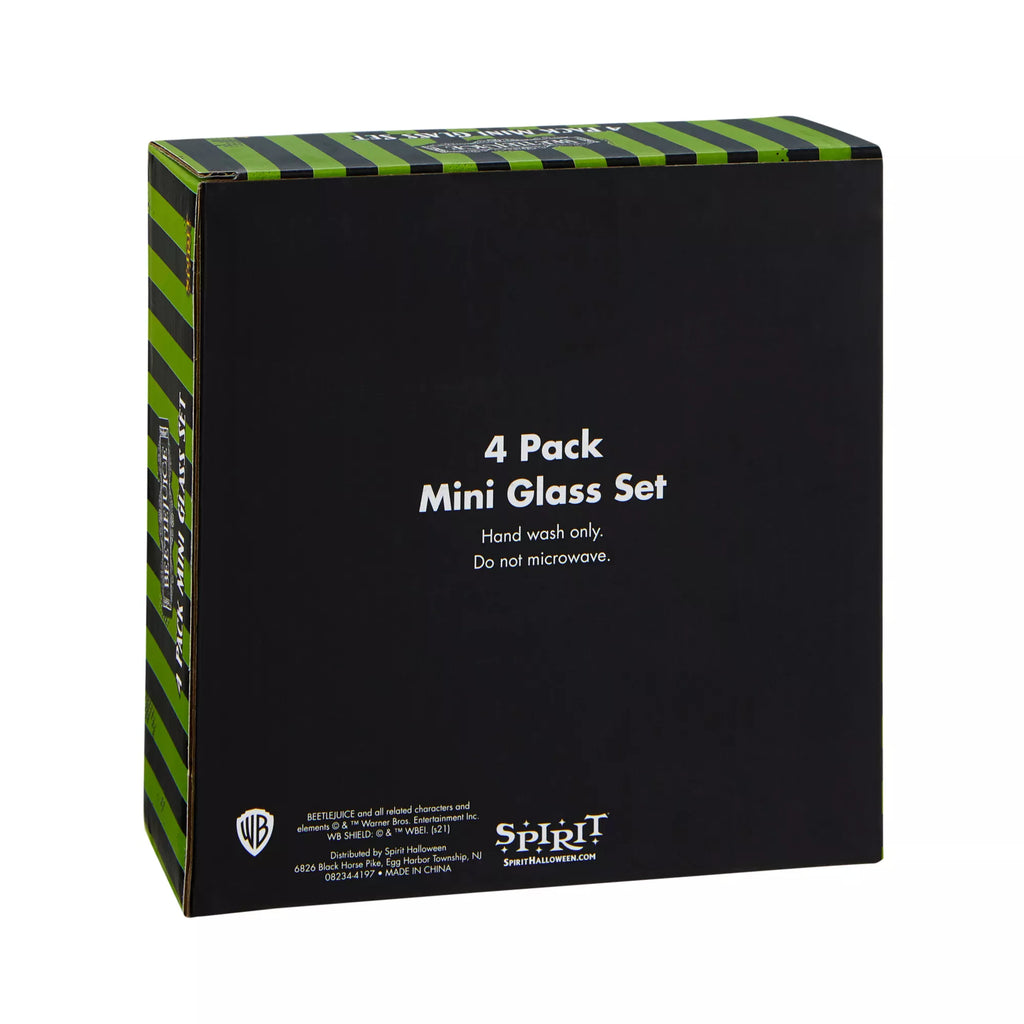 Beetlejuice Mini Glass Set - 4 Pack