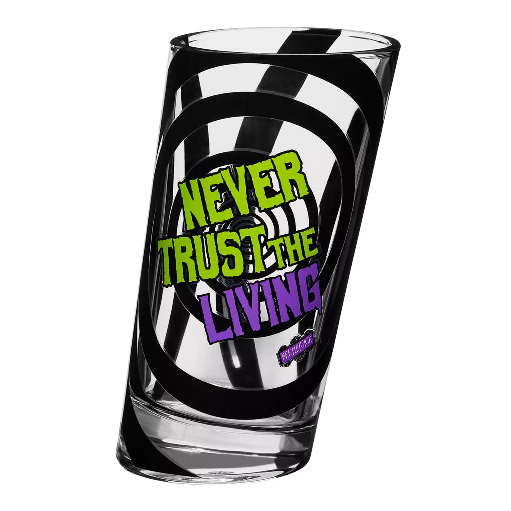 Slanted Beeetlejuice Glass