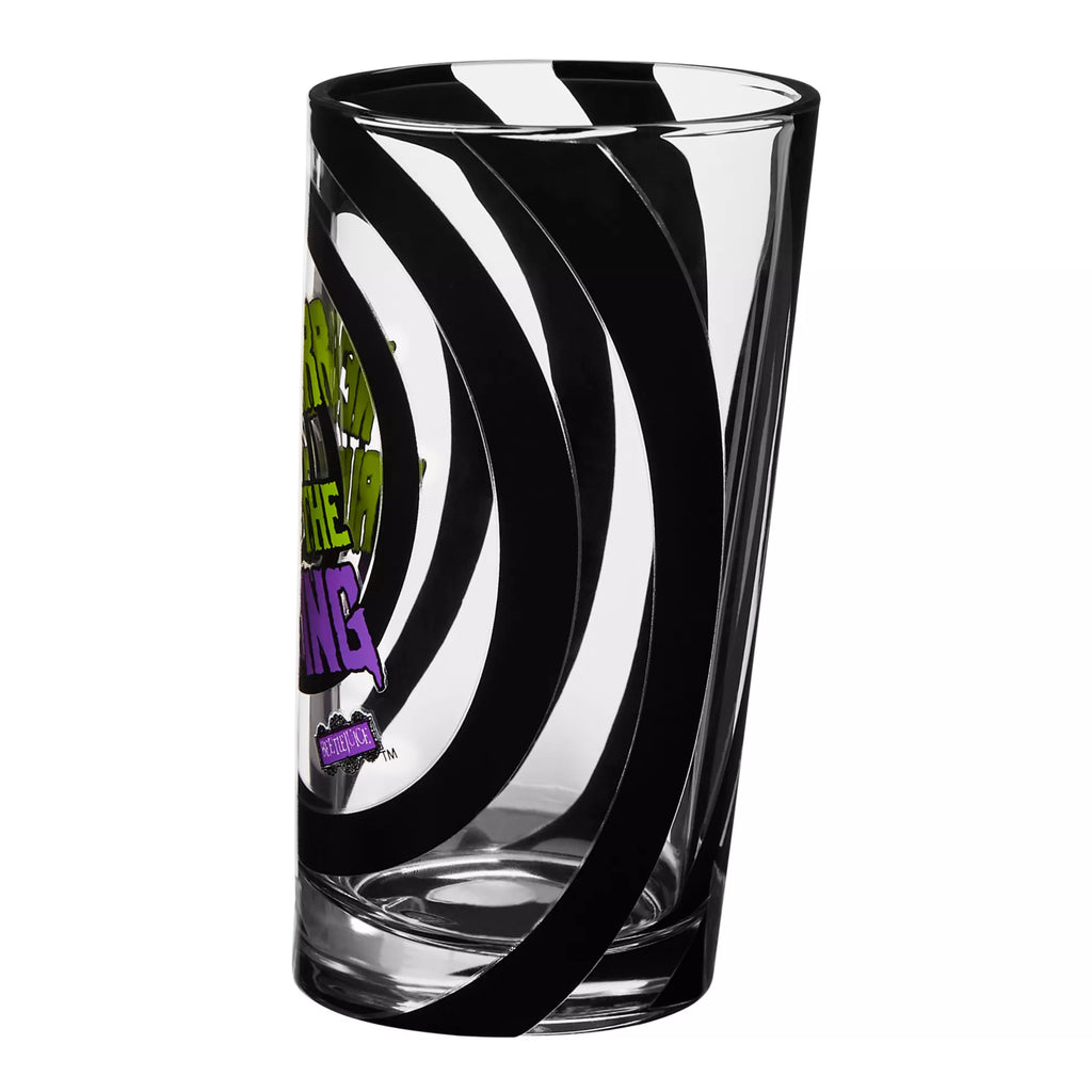 Slanted Beeetlejuice Glass