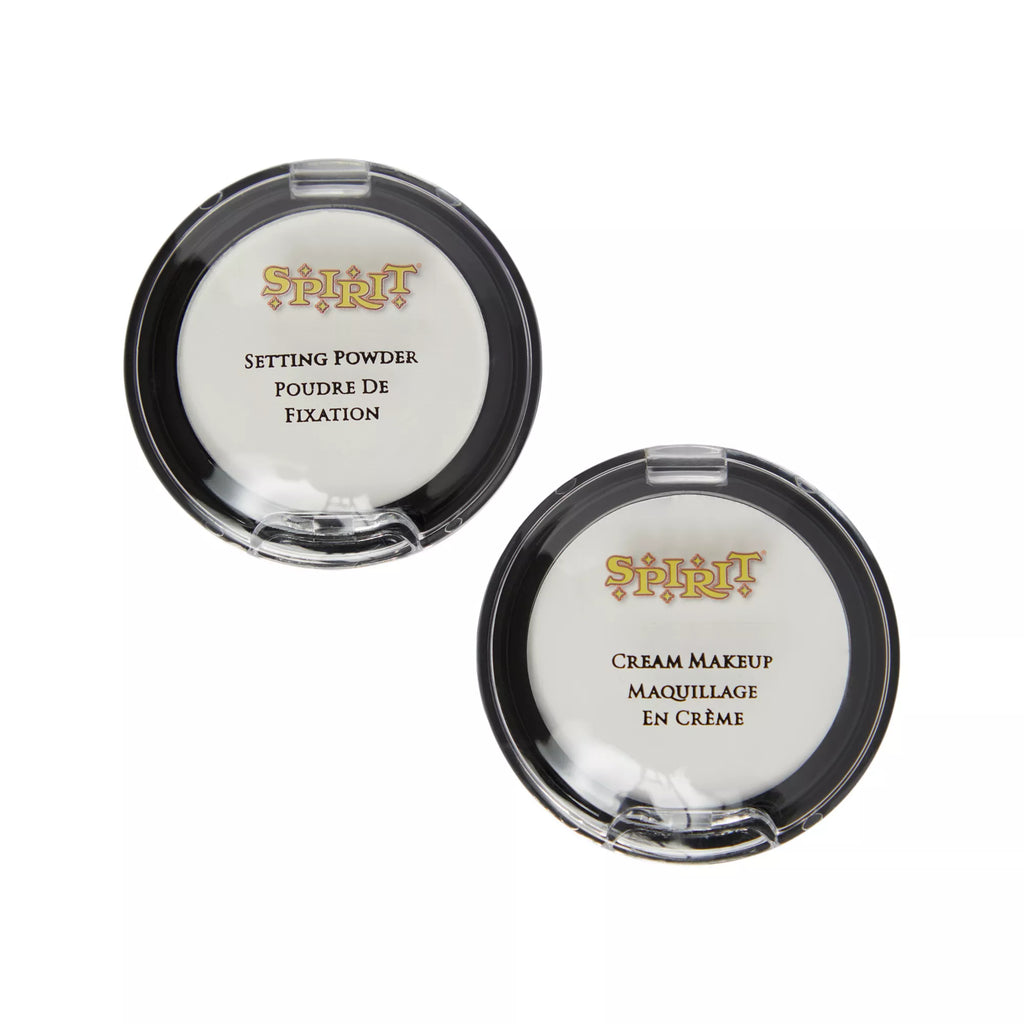 White Cream Makeup and Setting Powder