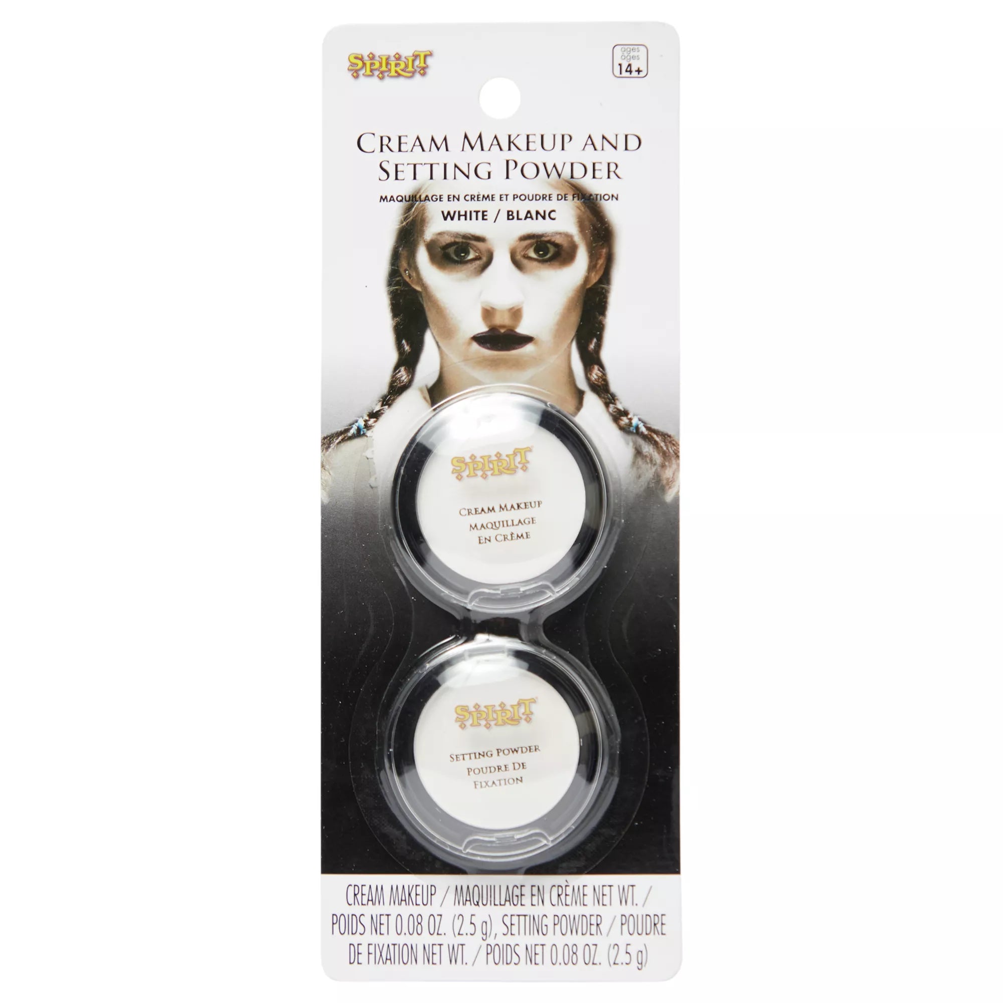 White Cream Makeup and Setting Powder