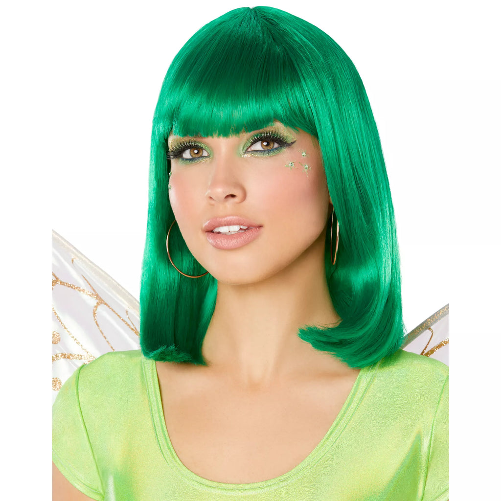 Green Pageboy Wig