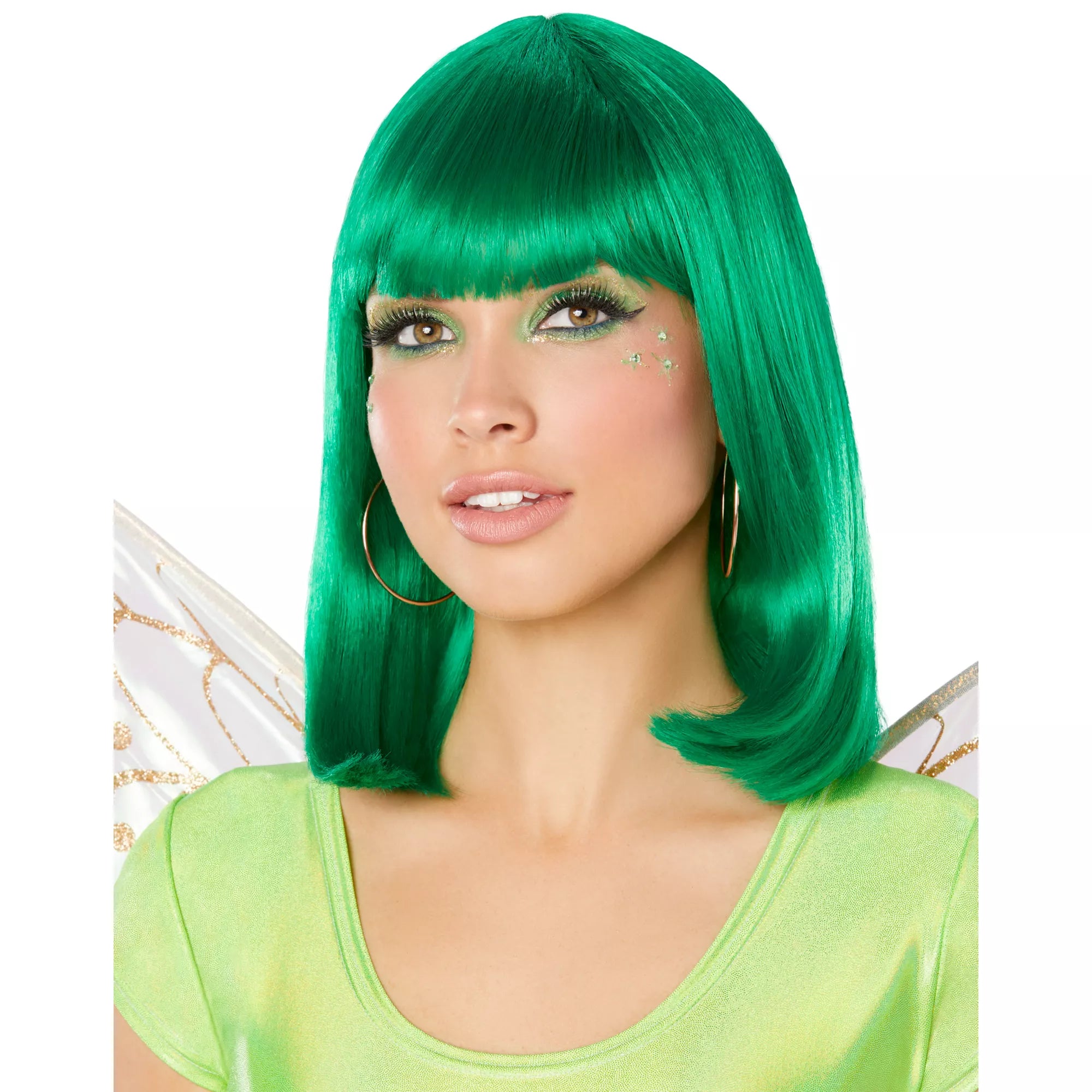 Green Pageboy Wig