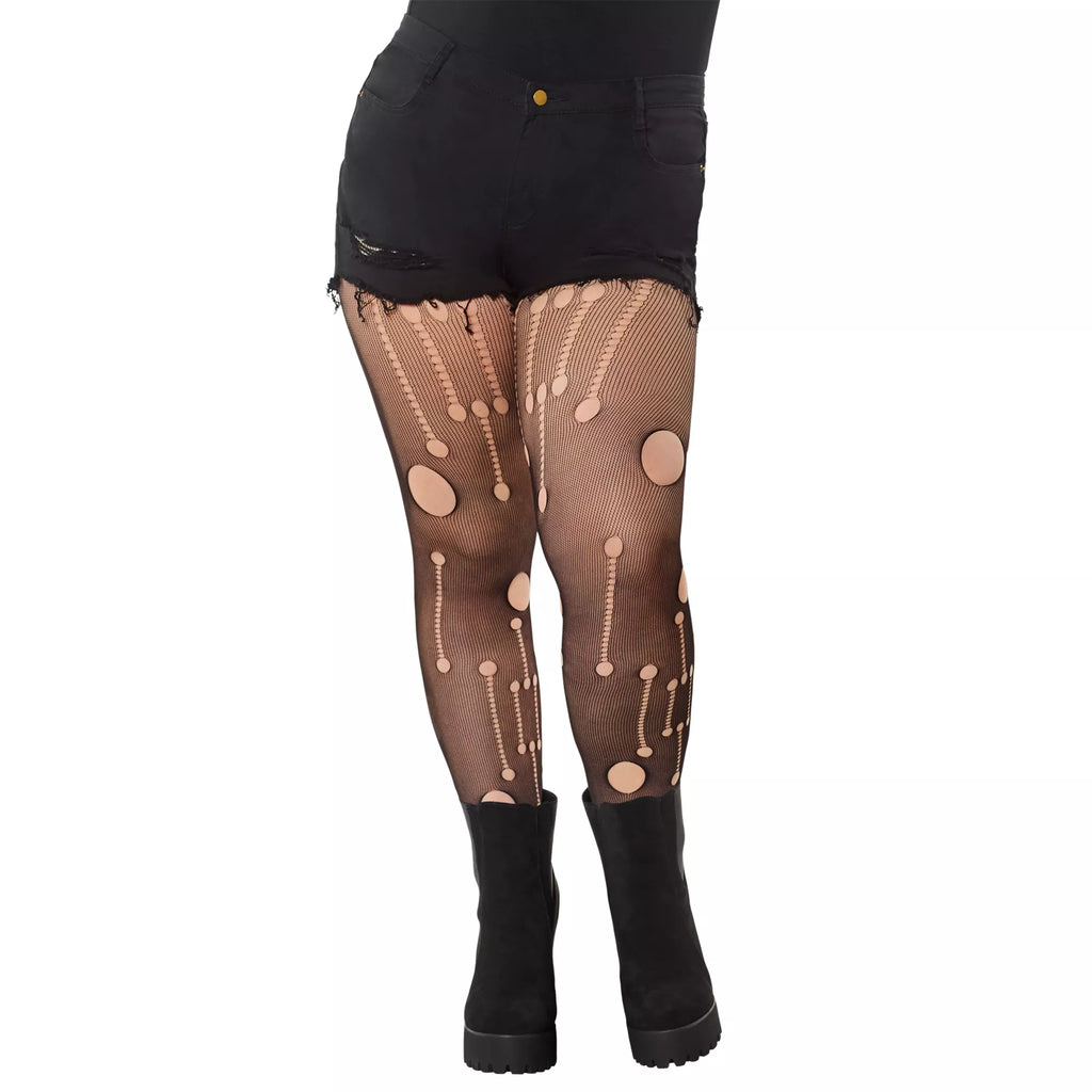 Distressed Plus Size Tights