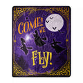 Come We Fly Fleece Blanket - Hocus Pocus