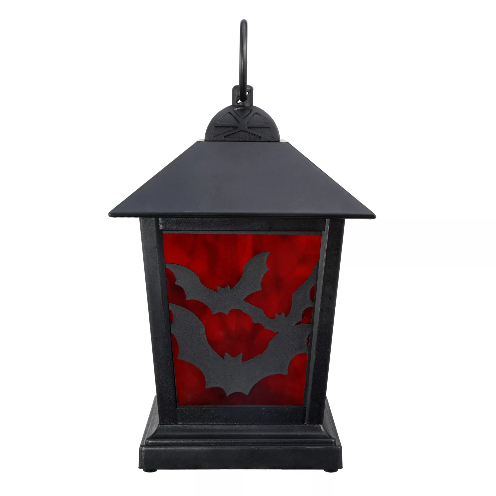 Red LED Creepy Bats Lantern Pathway Markers - 4 Pack