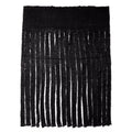 Black Shredded Curtain