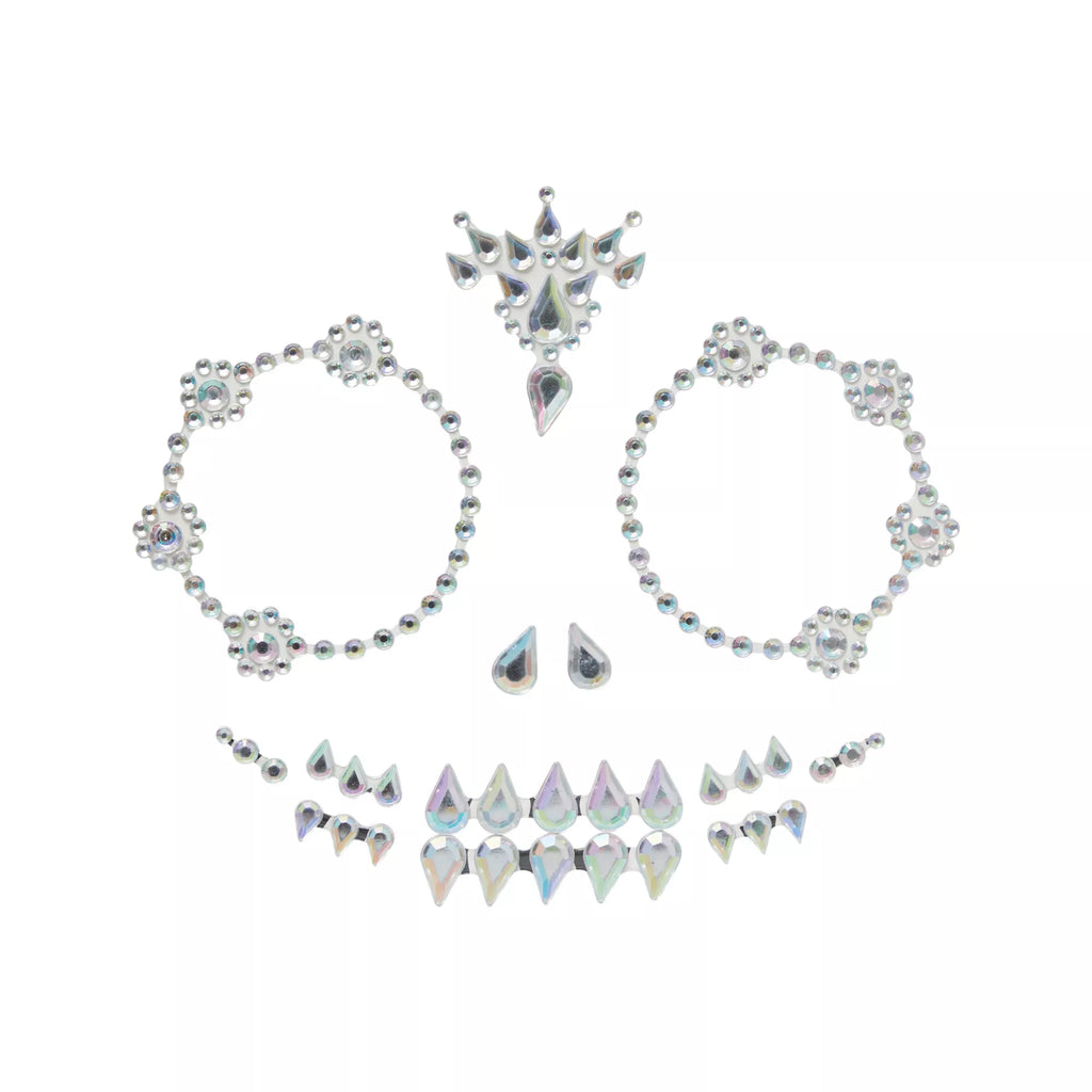 Skeleton Jewel Face Decals