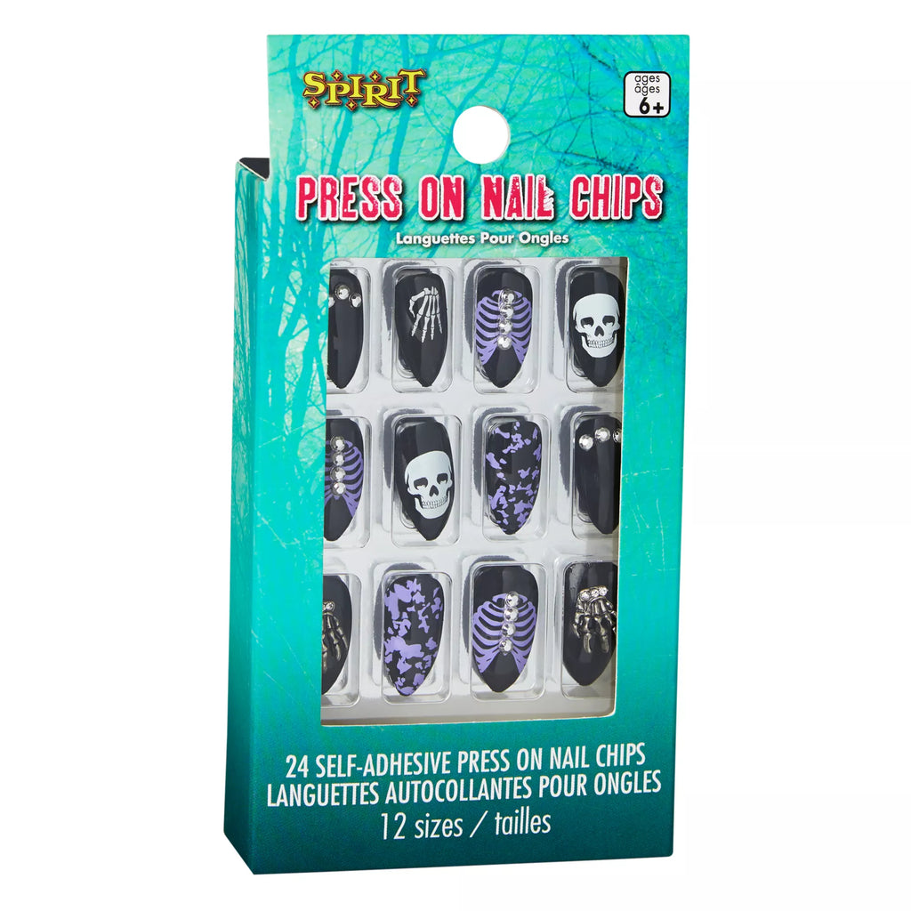 Kids Skeleton Nails