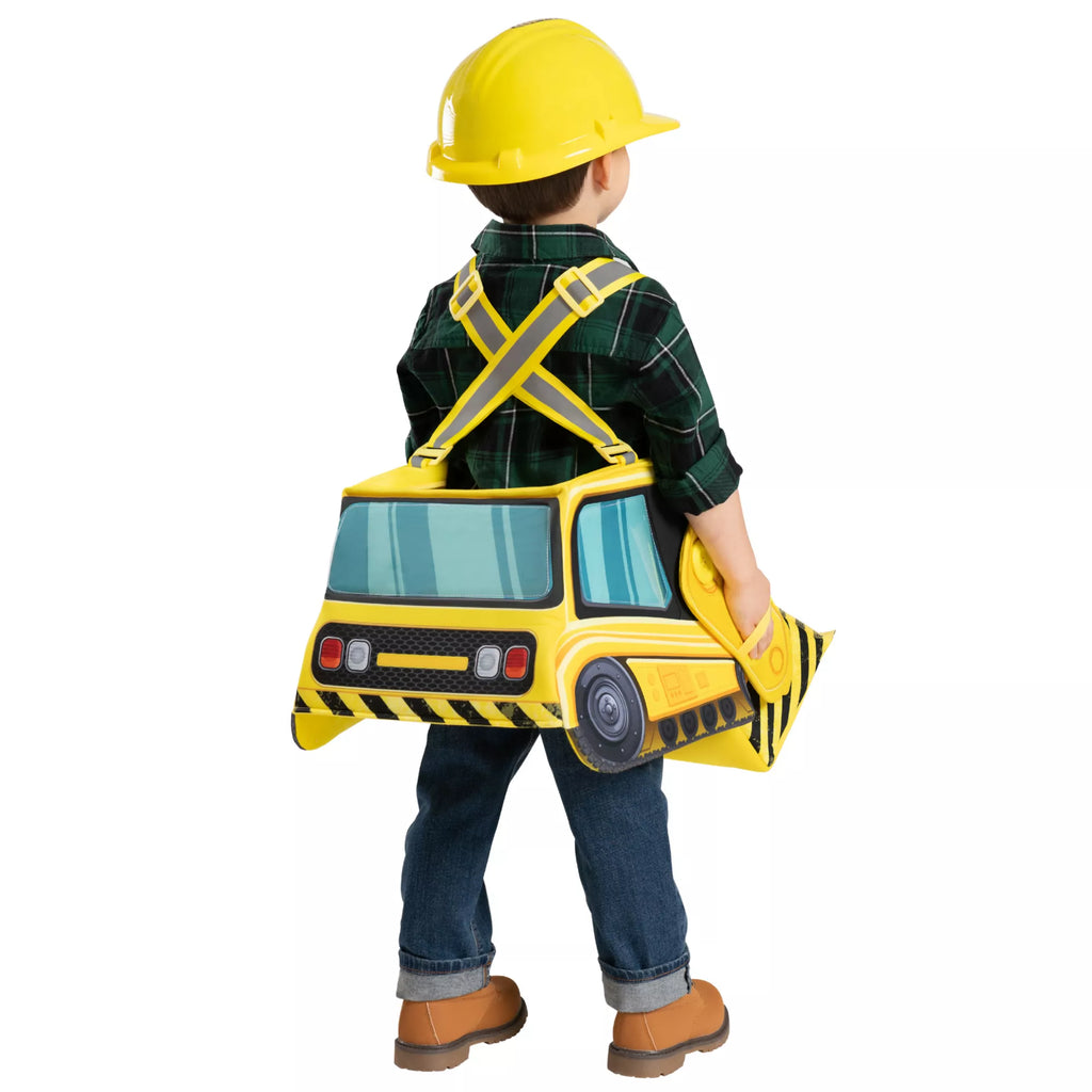 Toddler Ride-Along Bulldozer Costume