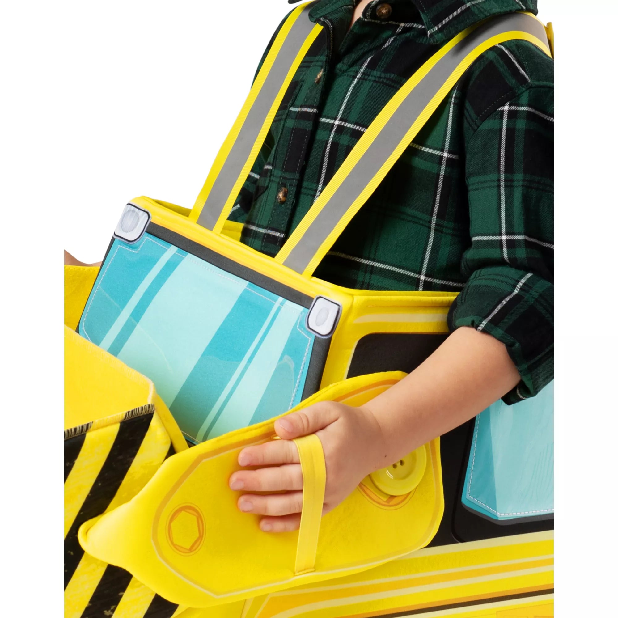Toddler Ride-Along Bulldozer Costume