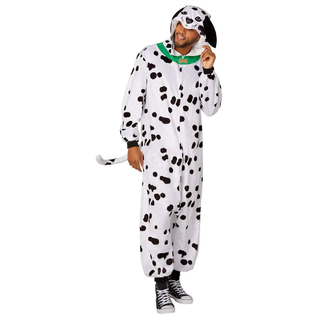 Adult Dalmatian Jumpsuit Costume