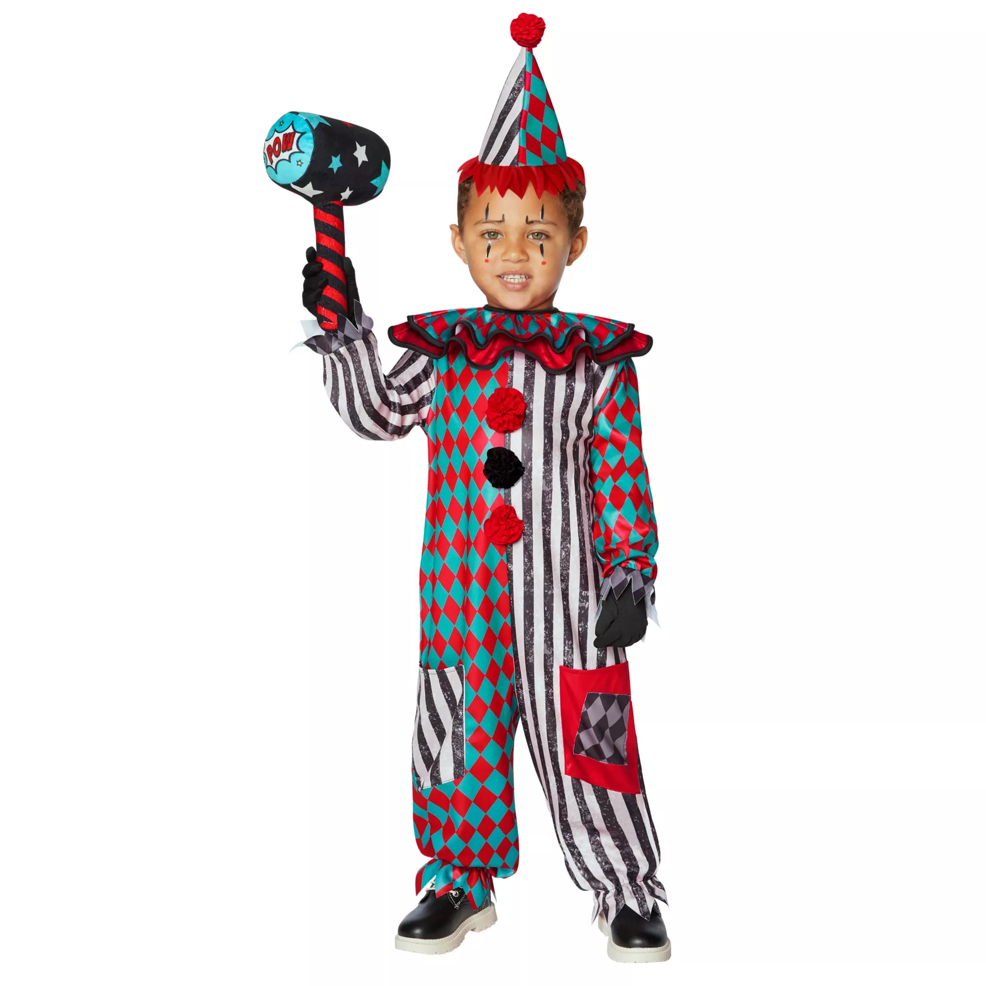 Kids Trickster Clown Costume