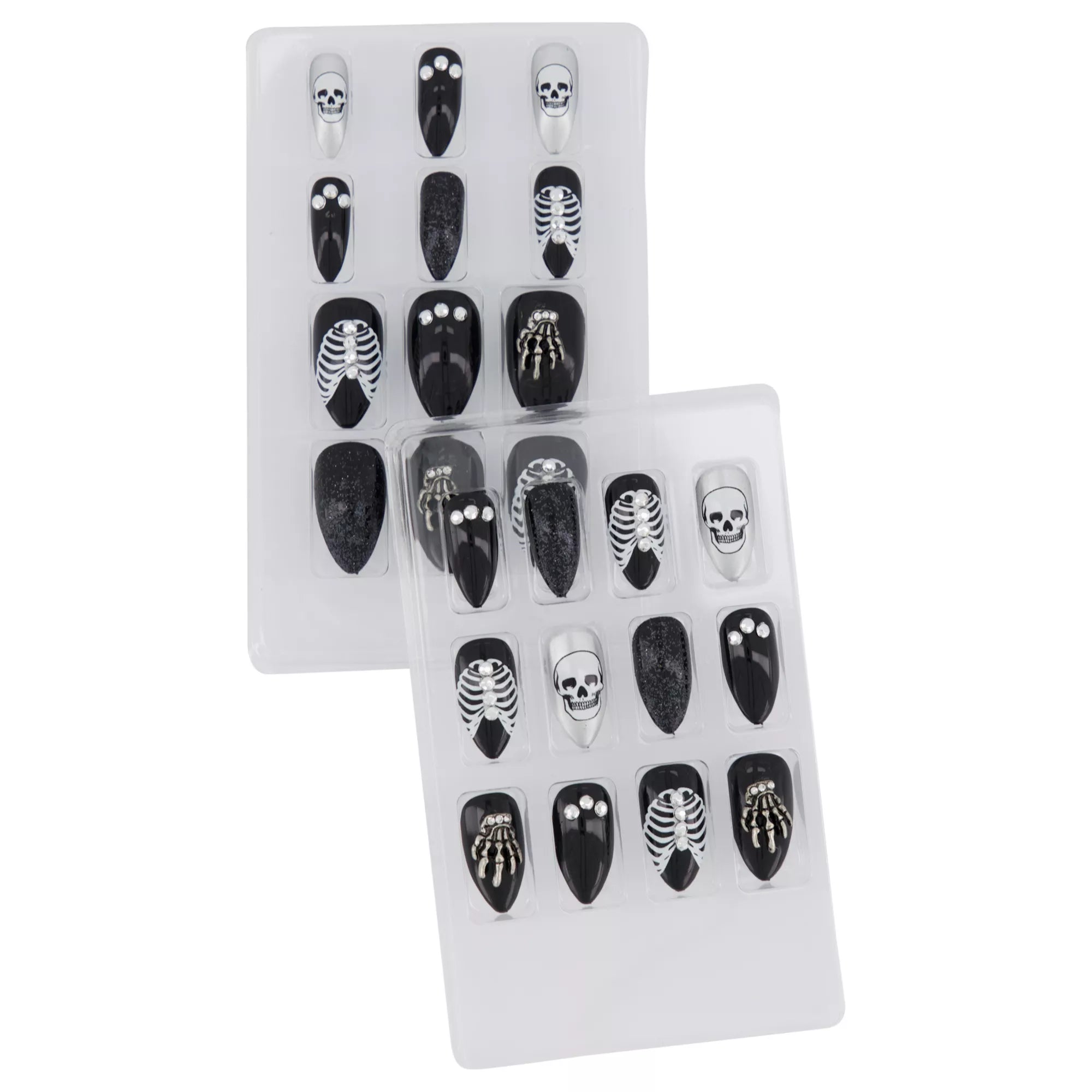 Skeleton Press On Nails