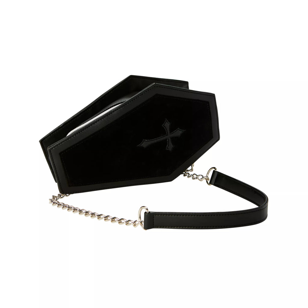 Black Coffin Crossbody Bag