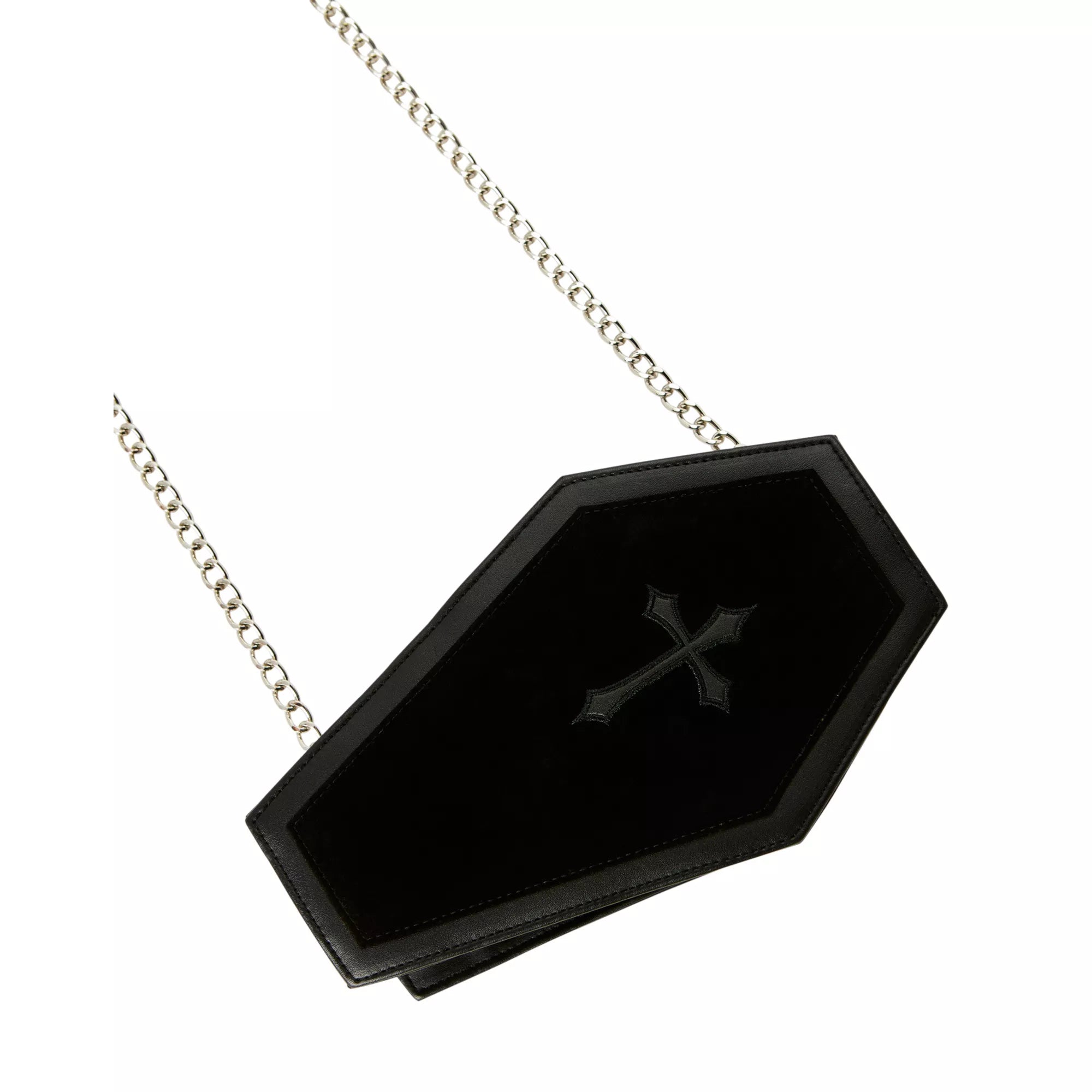 Black Coffin Crossbody Bag