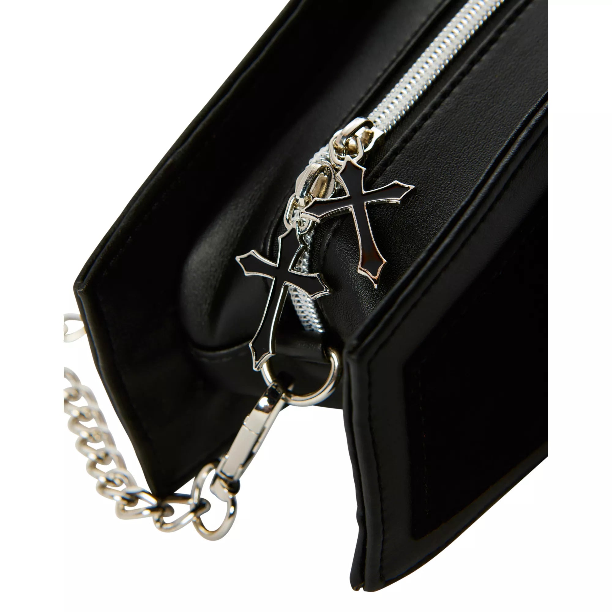 Black Coffin Crossbody Bag