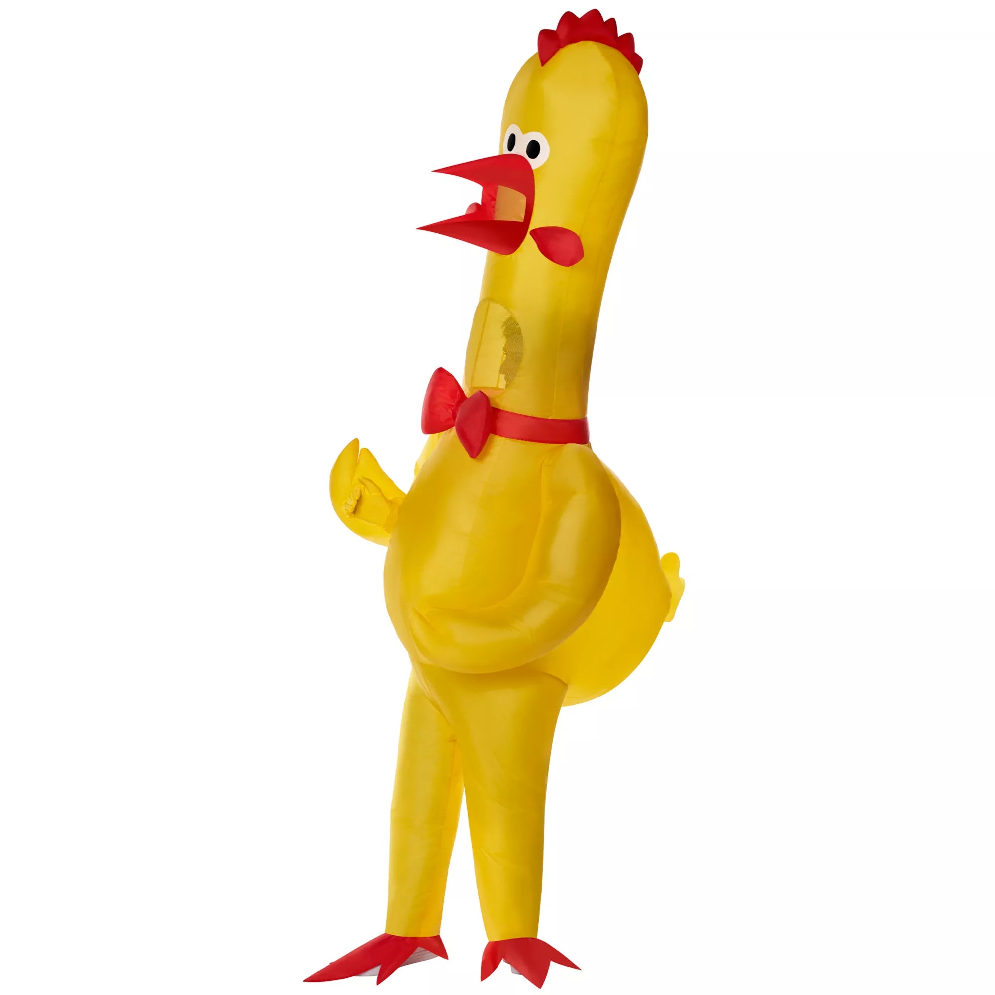 Adult Rubber Chicken Inflatable Costume
