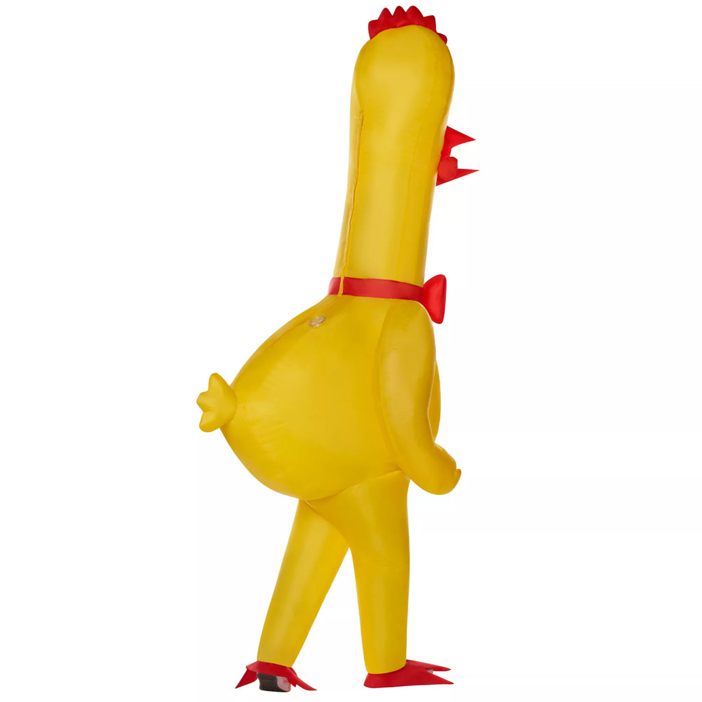 Adult Rubber Chicken Inflatable Costume