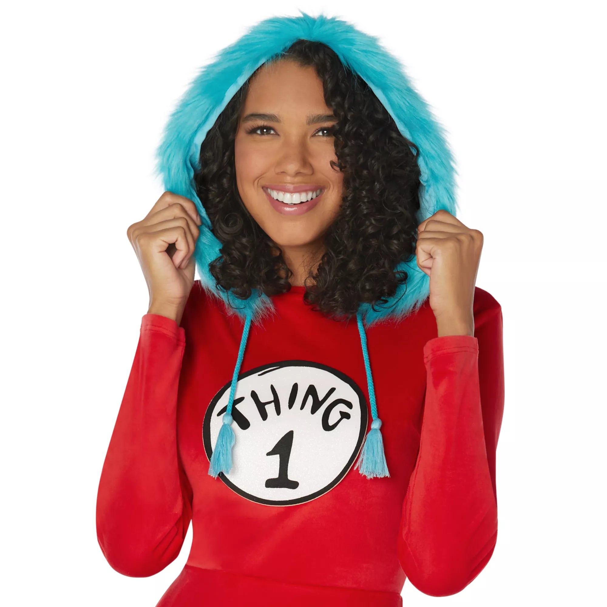Adult Thing 1 and Thing 2 Dress Costume - Dr. Seuss