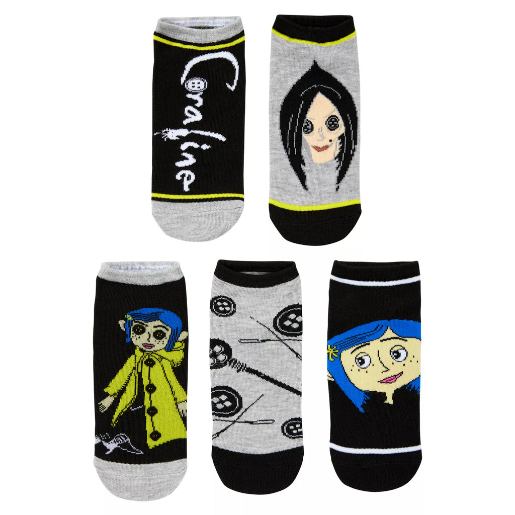 Coraline Ankle Socks - 5 Pair