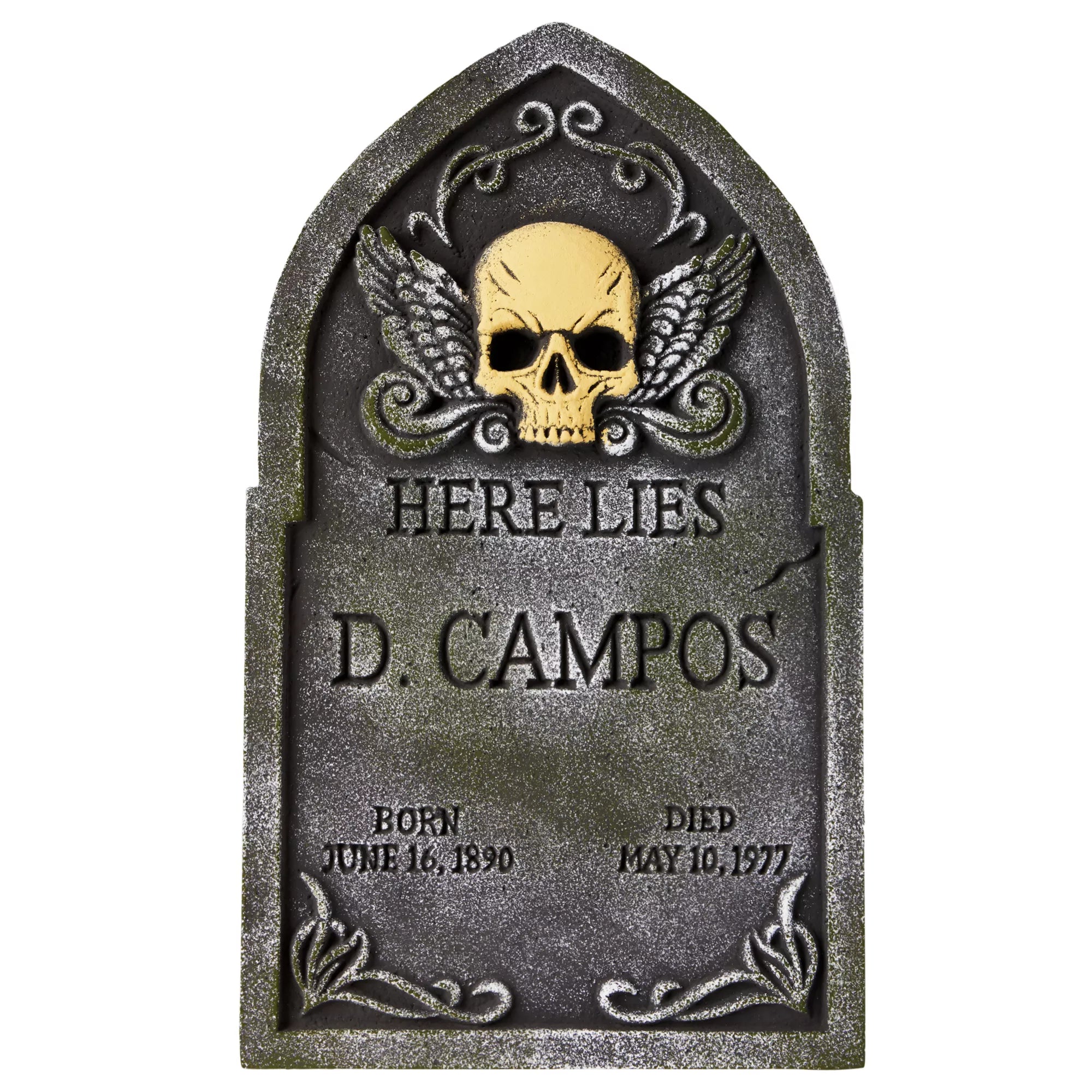 21 Inch D. Campos Tombstone - Decorations
