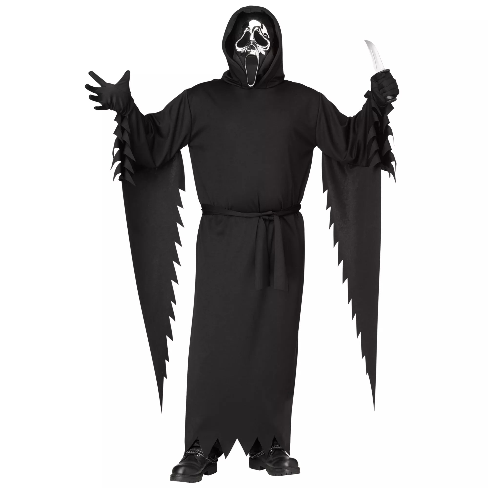 Adult Chrome Ghost Face Costume
