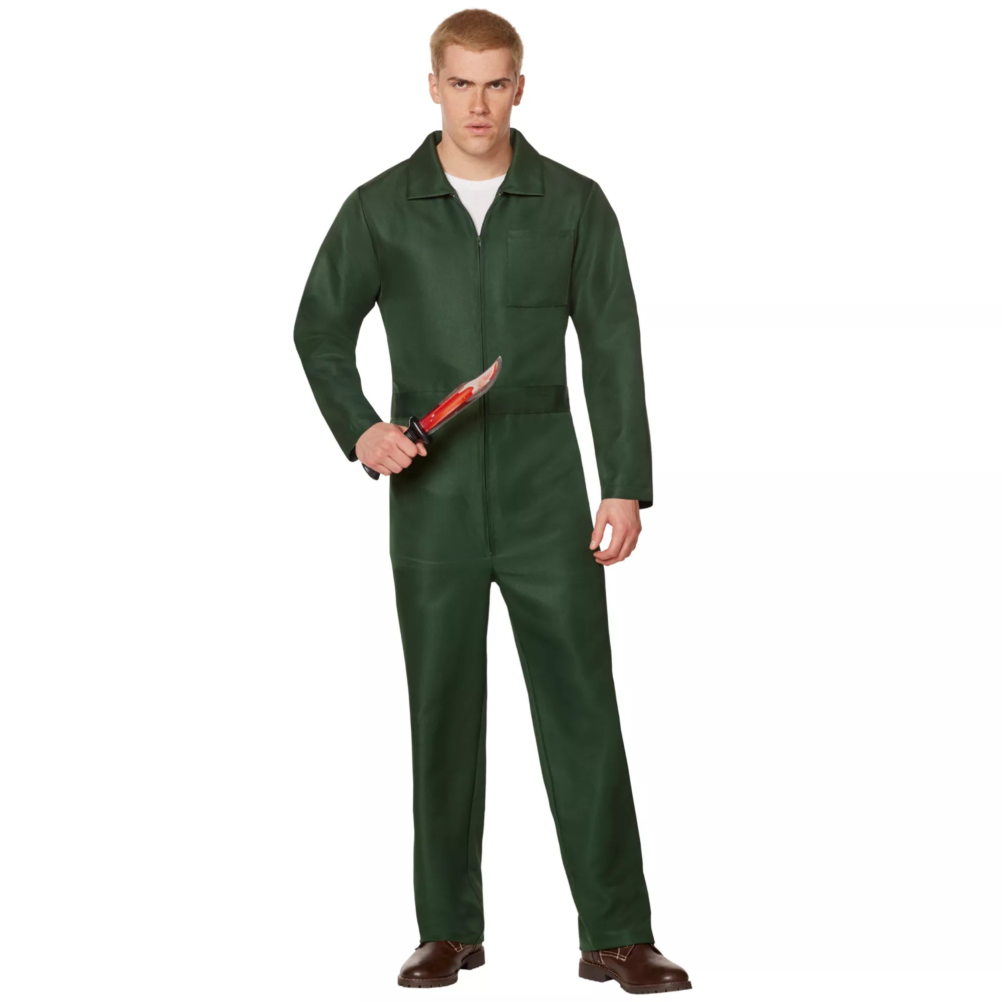 Adult Green Mechanic Jumpsuit