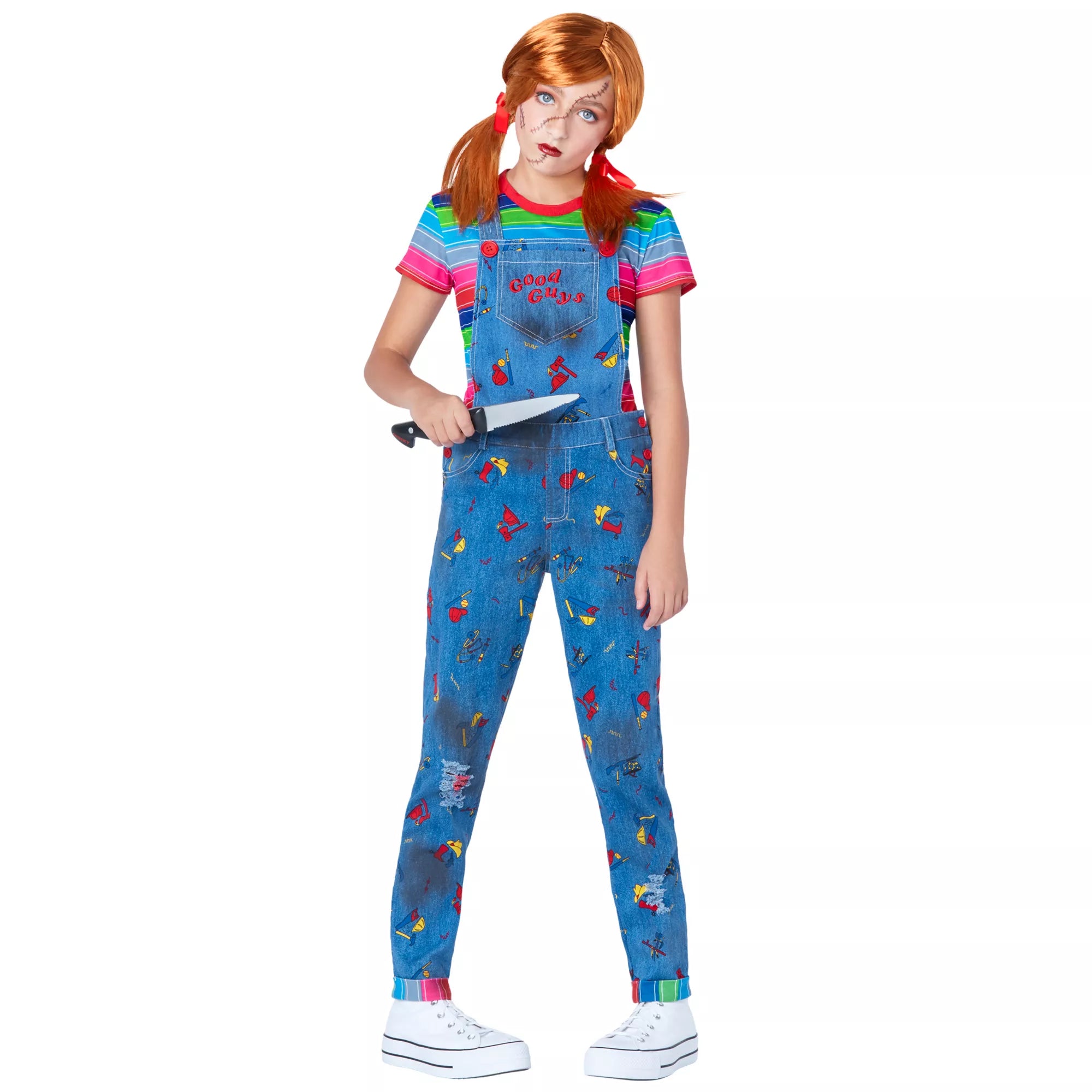 Kids Chucky Overalls Costume