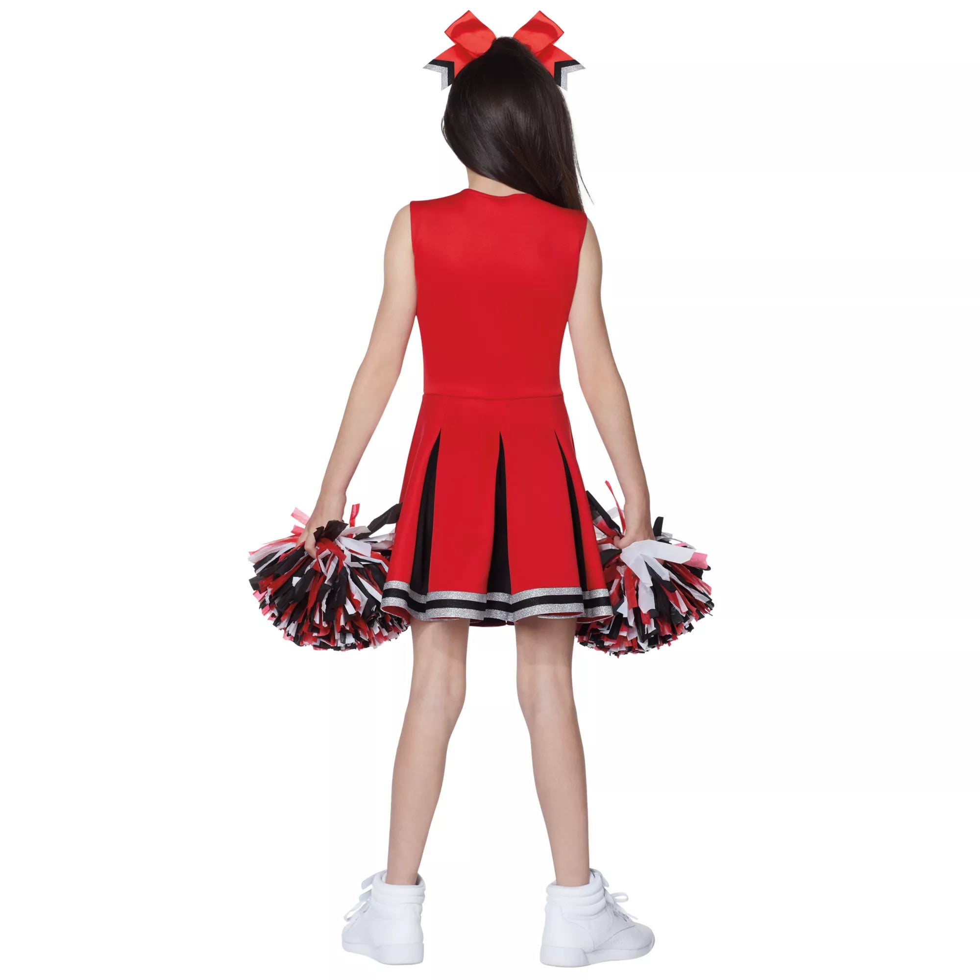 Kids Red and Black Cheerleader Costume