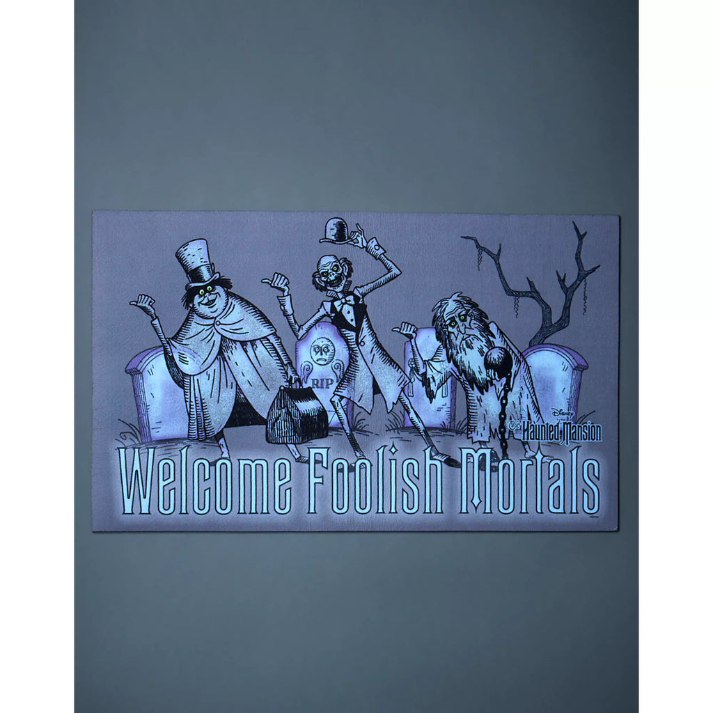 Welcome Foolish Mortals Doormat - The Haunted Mansion