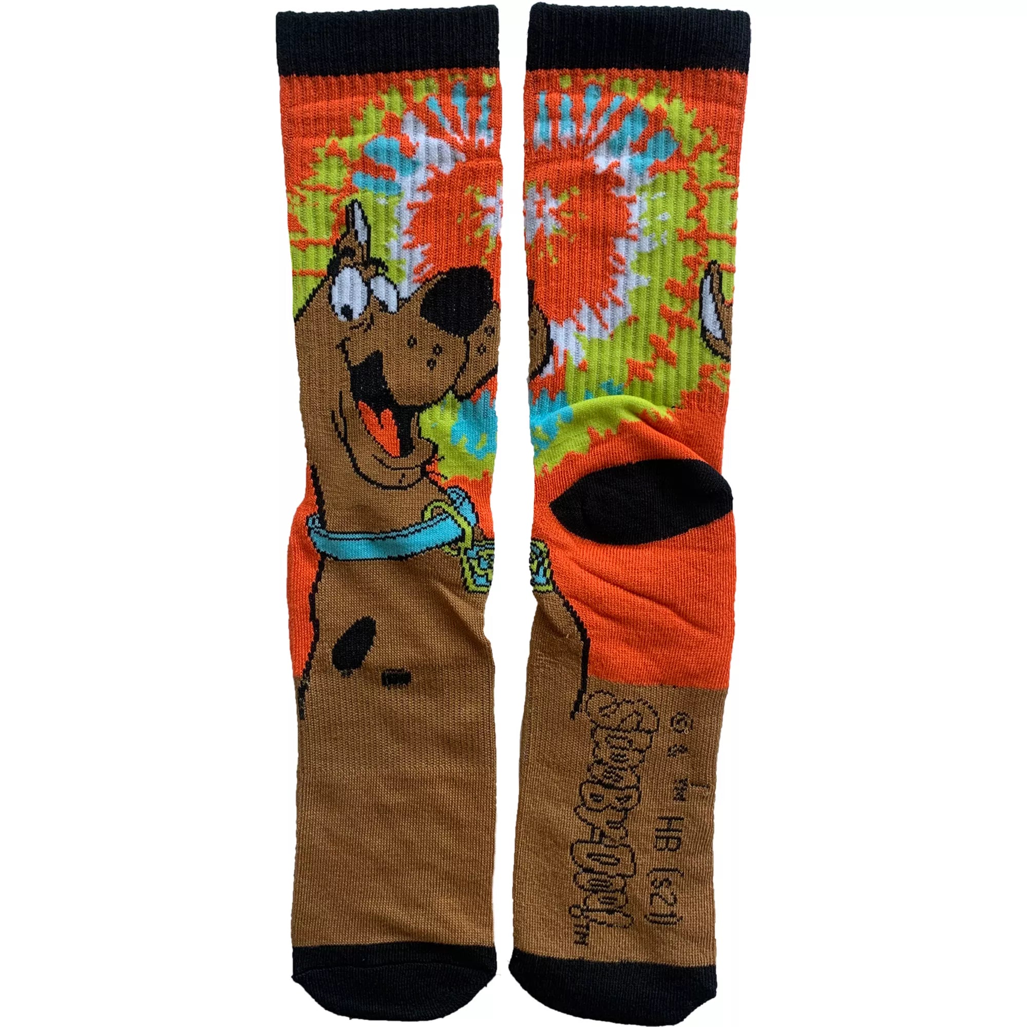 Tie Dye Scooby Crew Socks - Scooby-Doo