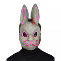 Light-Up EL Wire Bad Bunny Half Mask