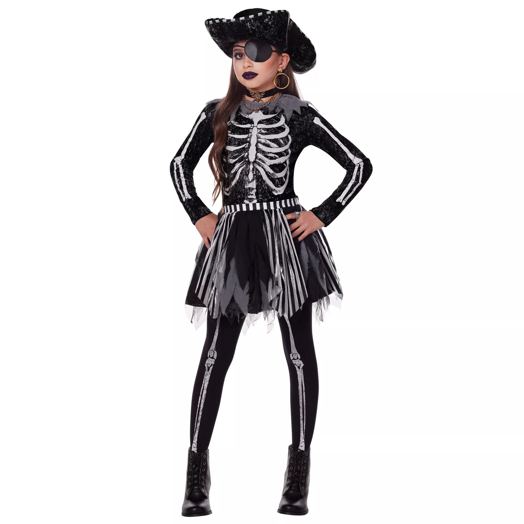 Kids Skeleton Pirate Costume