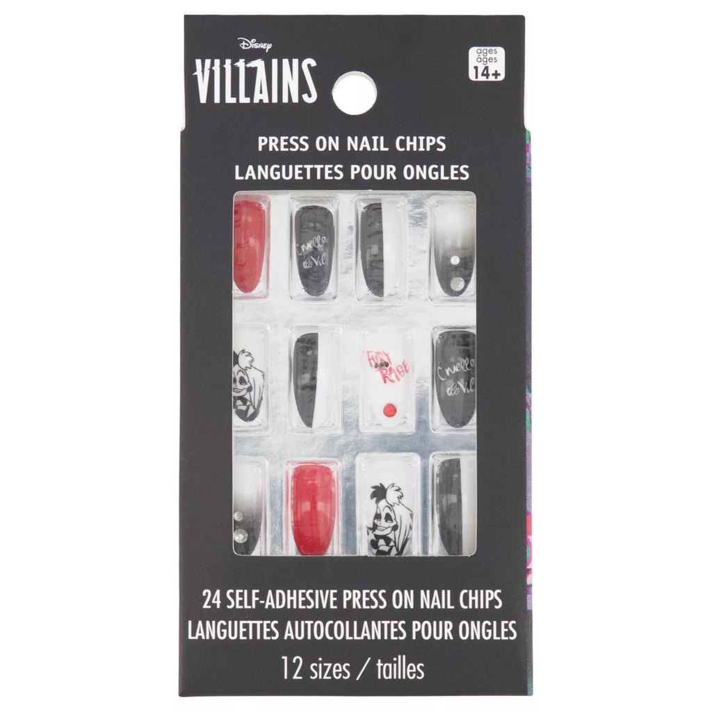 Classic Cruella Press-On Nails - Disney Cruella
