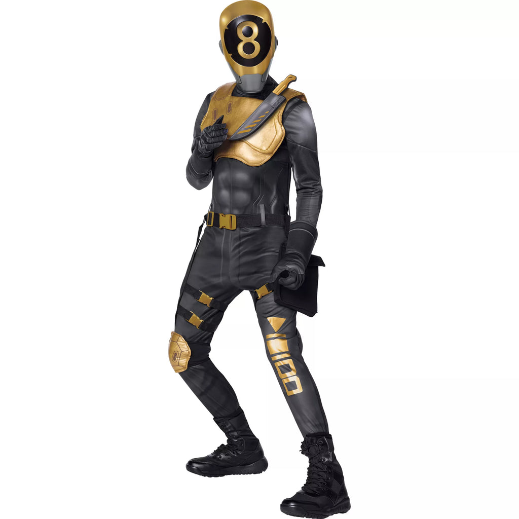 Youth 8-Ball (Gold) Costume - Fortnite