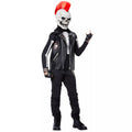 Kids Dark Rebel Punk Skeleton Costume