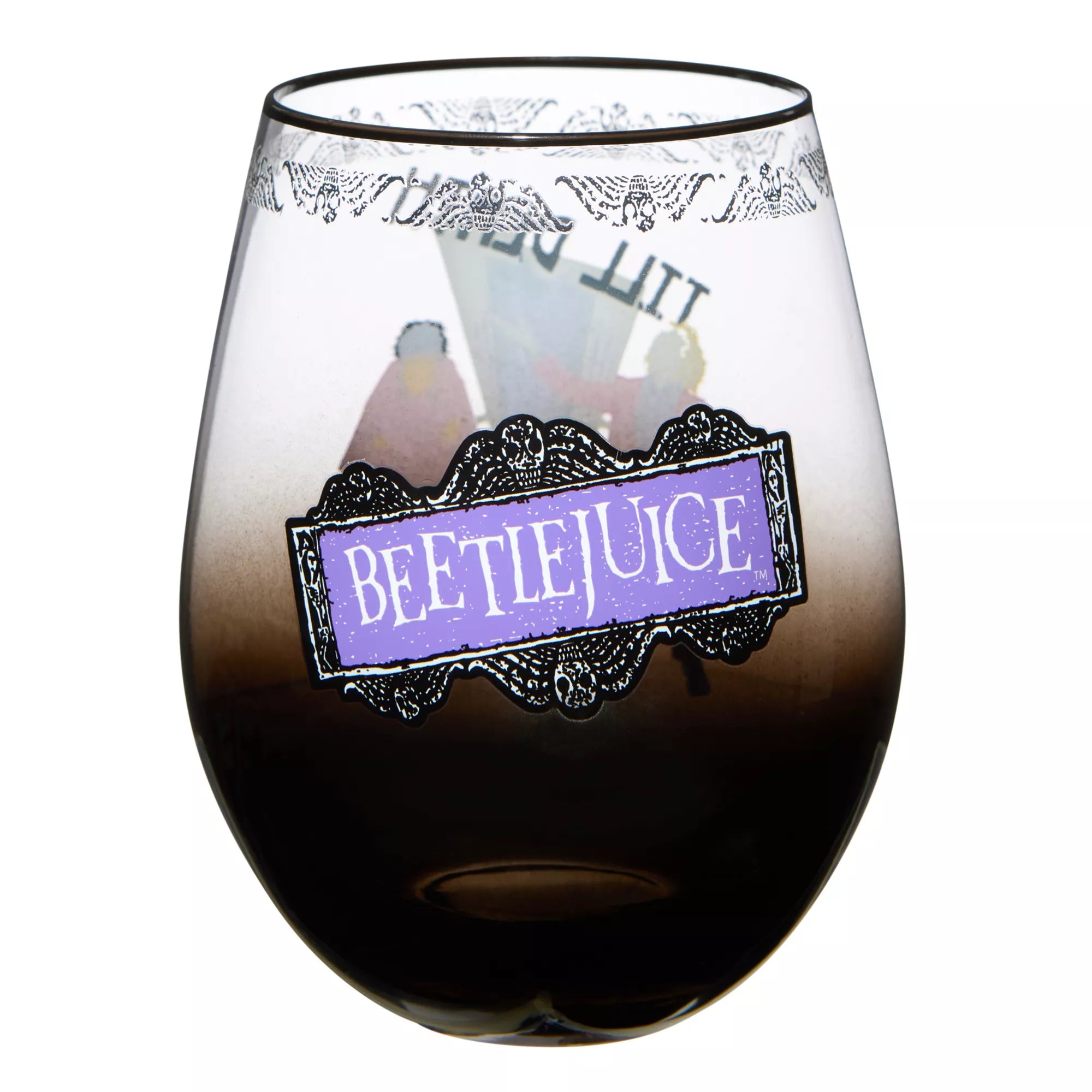 Till Death Us Do Part Stemless Glass - Beetlejuice