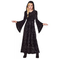 Kids Black Hooded Dress