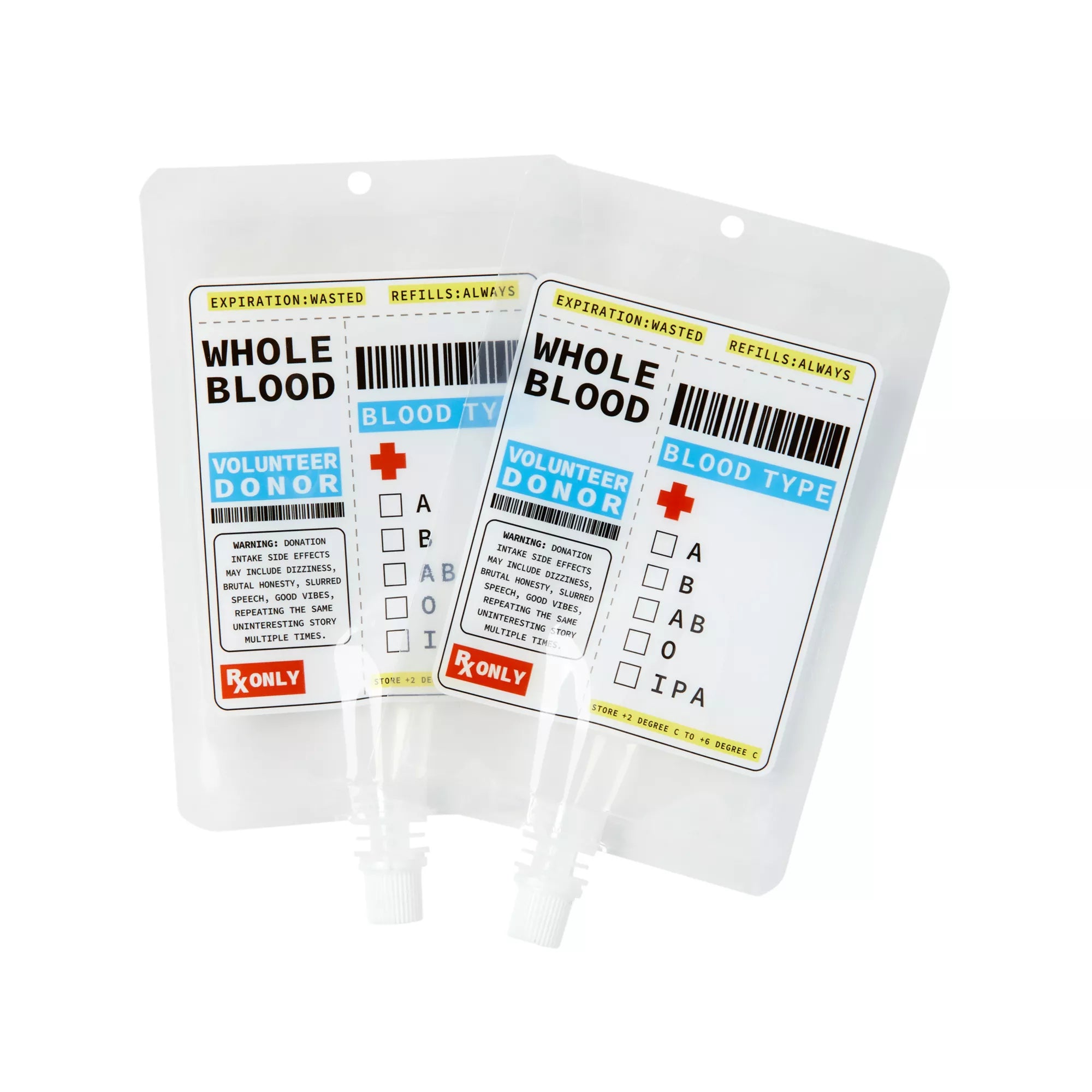 Nurse Blood Bag Flask