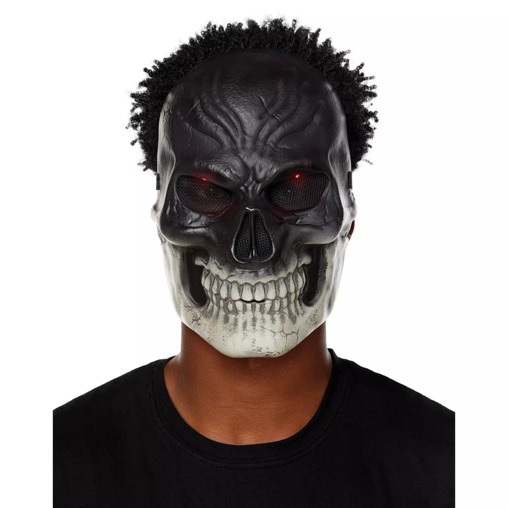 Light-Up Dark Skeleton Mask