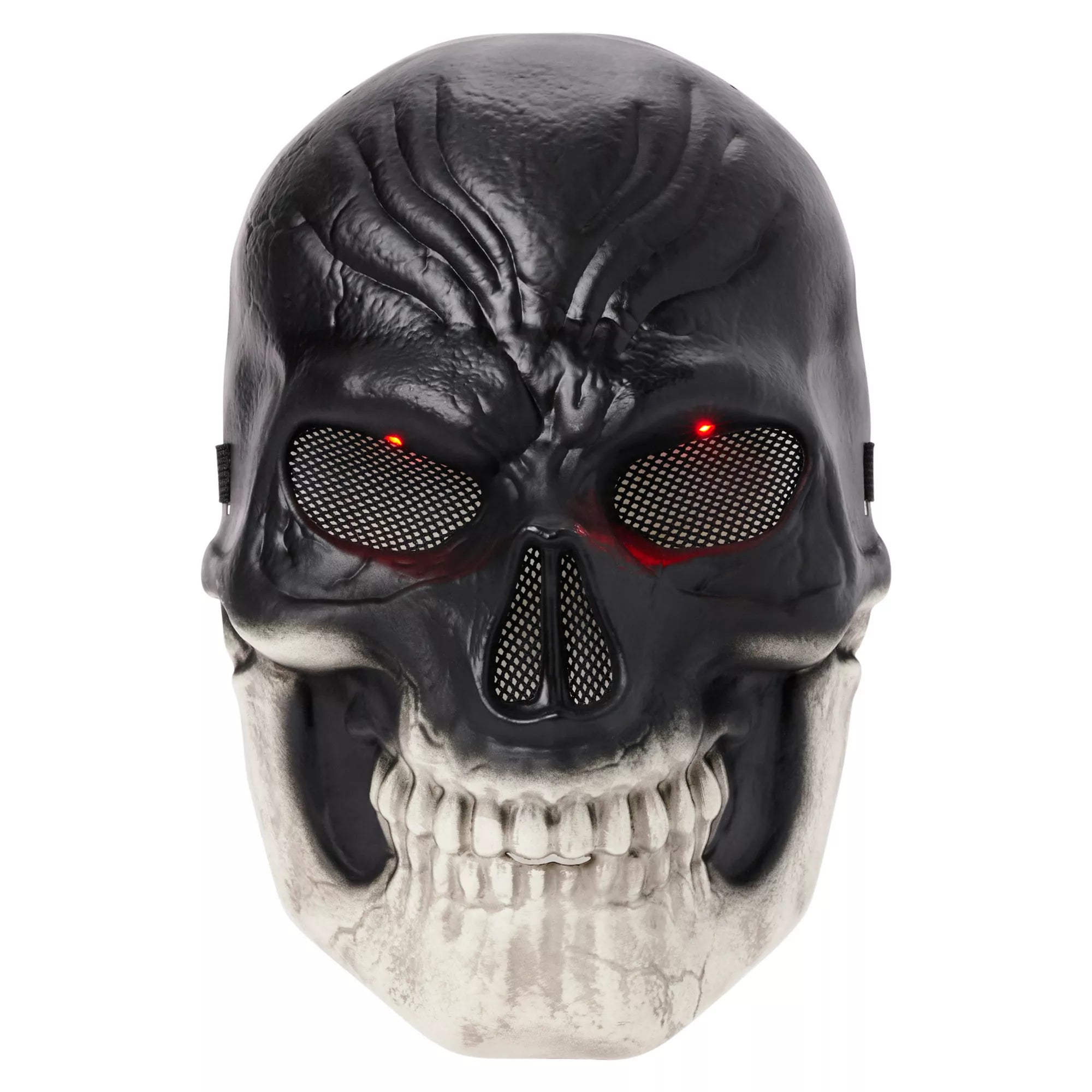 Light-Up Dark Skeleton Mask