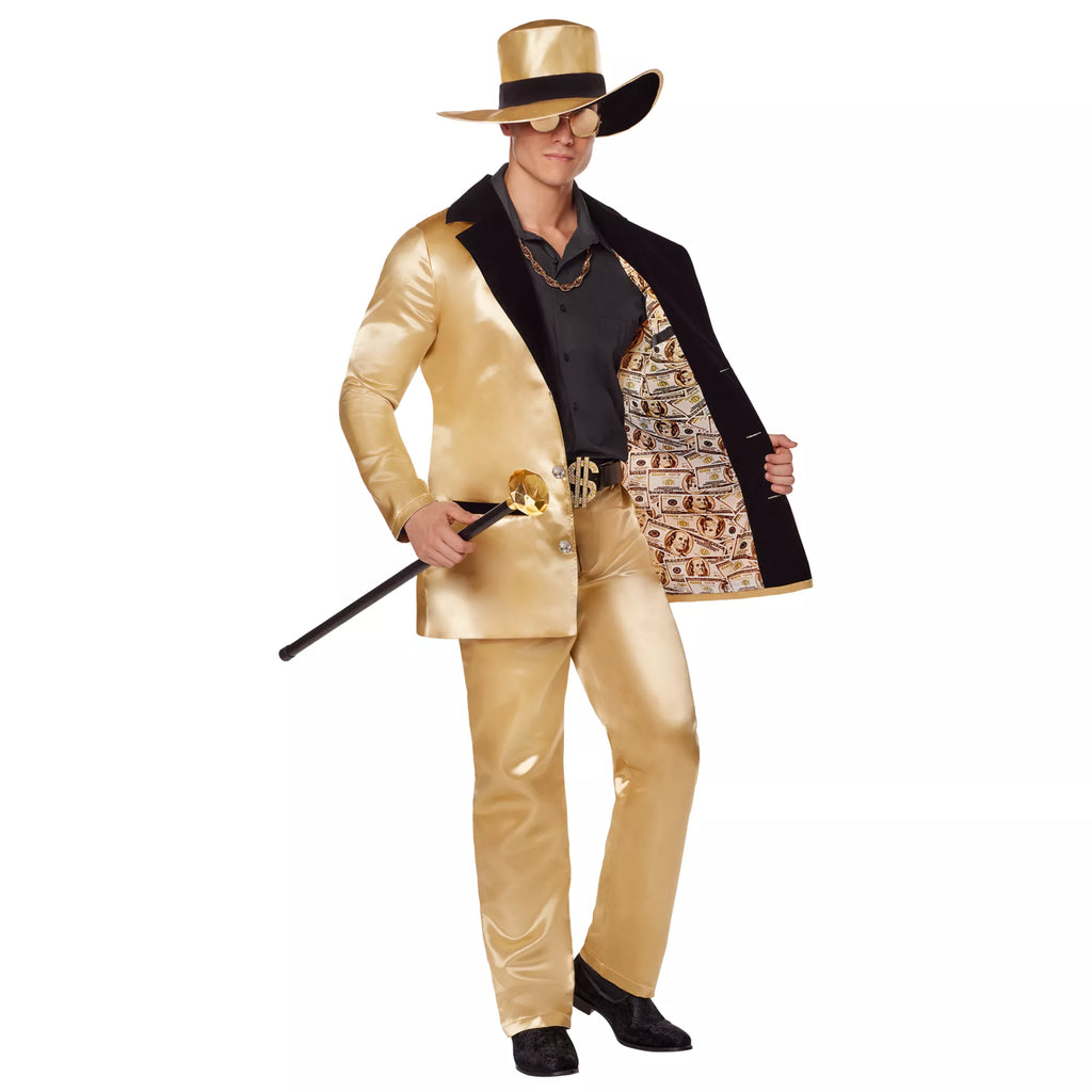 Adult Gold Pimp Costume