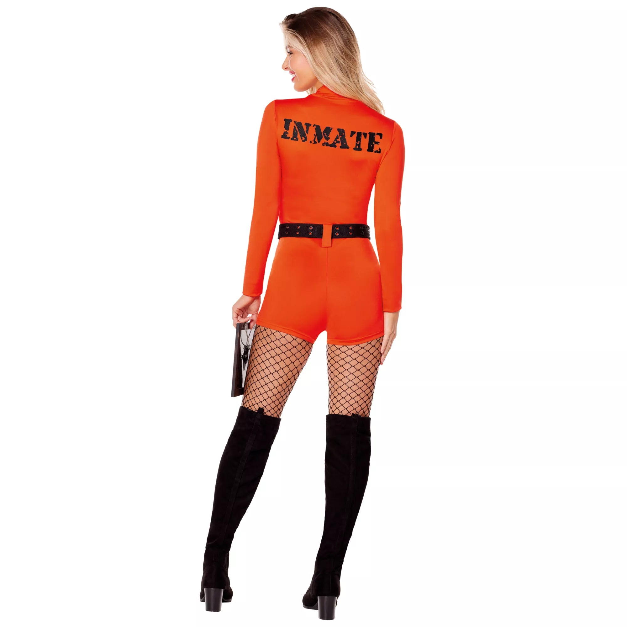 Adult Convict Romper Costume
