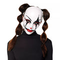 Scary Jester Half Mask
