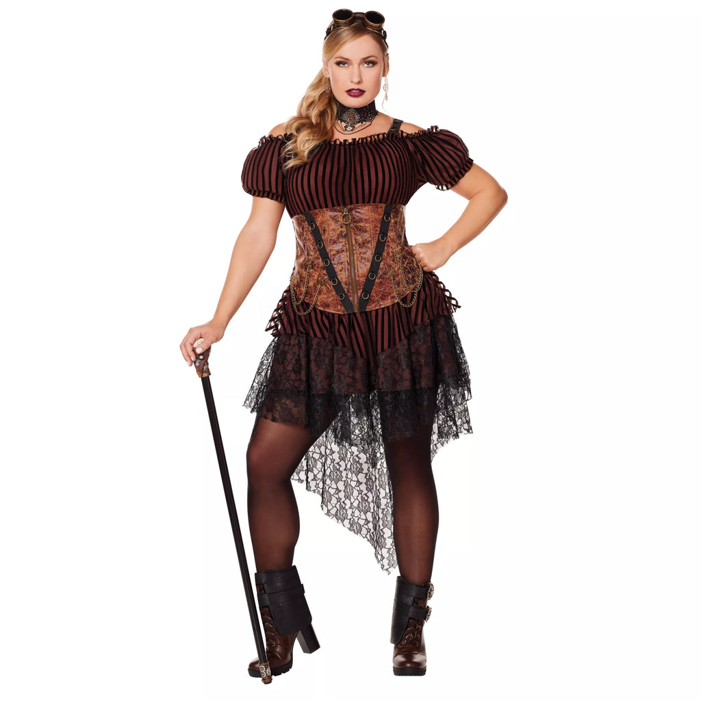Adult Queen of Steampunk Plus Size Costume