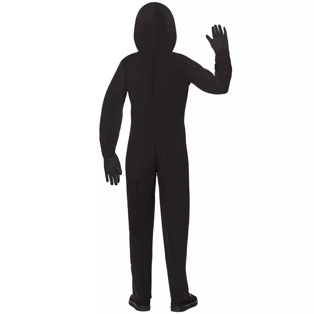 Kids Light-Up EL Wire Green Stick Figure Costume