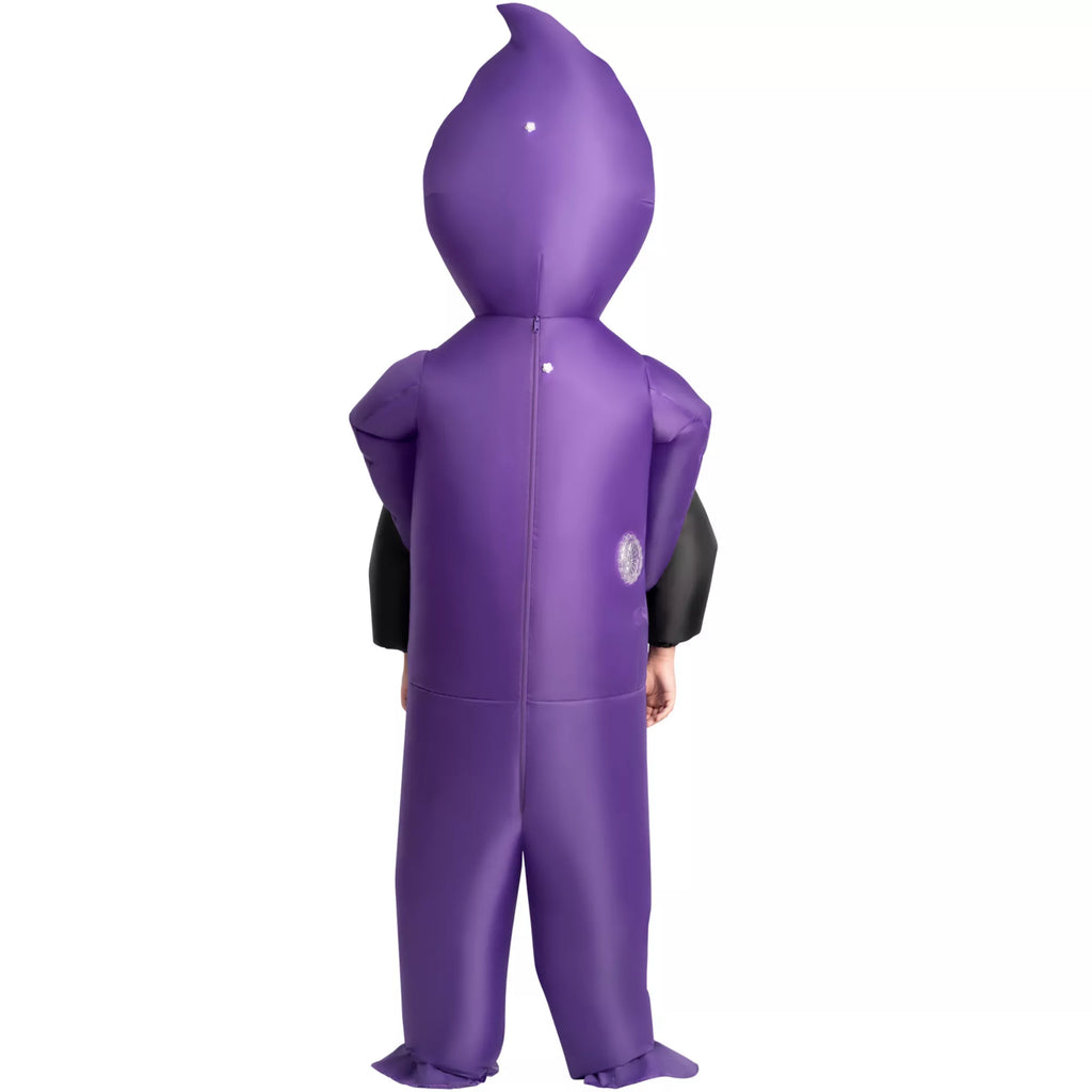 Kids Light-Up Purple Ghoul Pick-Me-Up Inflatable Costume