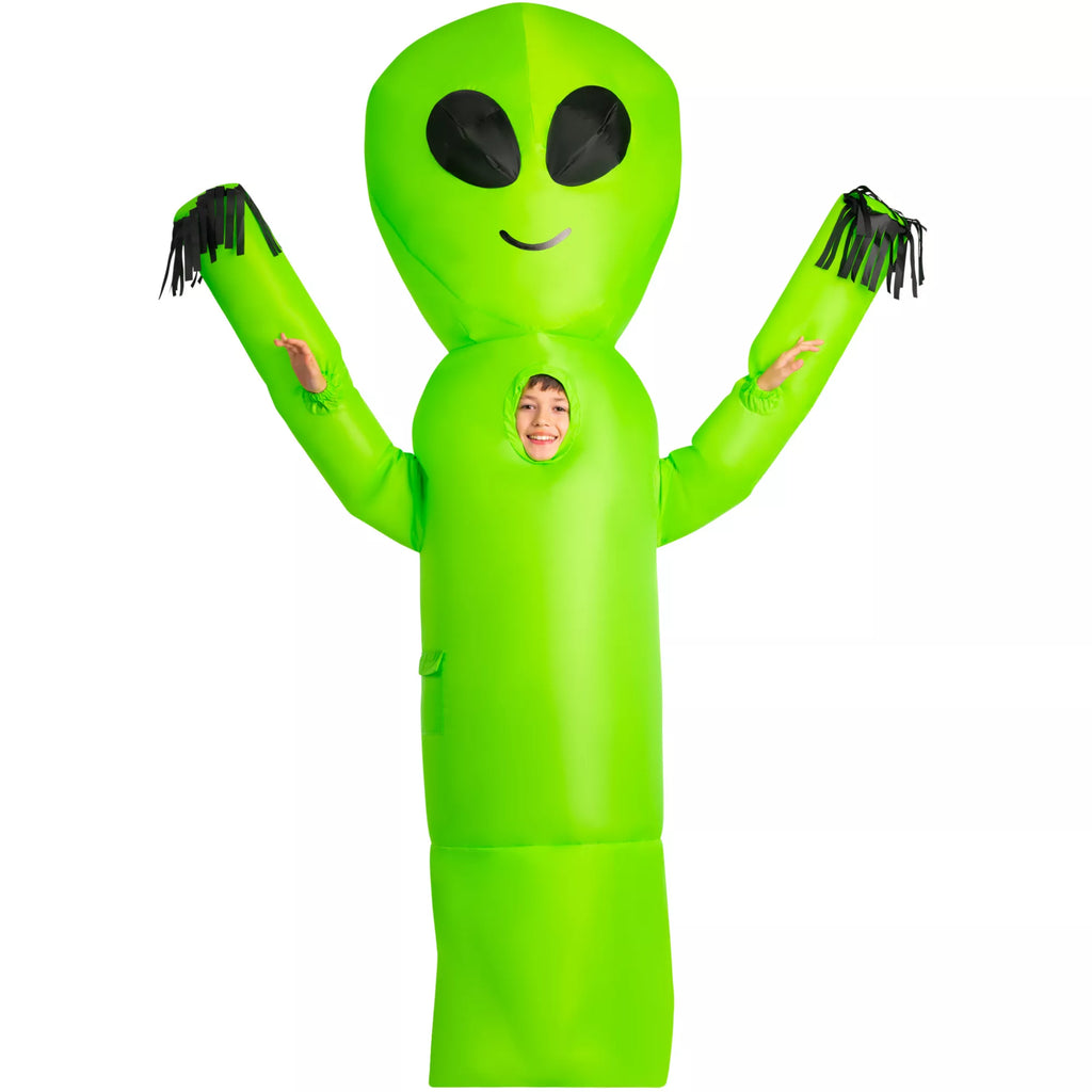 Kids Wavy Arms Alien Inflatable Costume